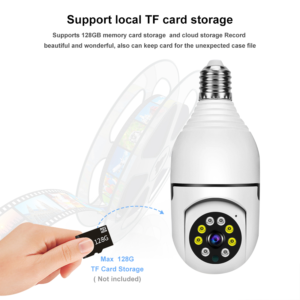 Kamera za video nadzor, Double light bulb, 3MP — foto 4