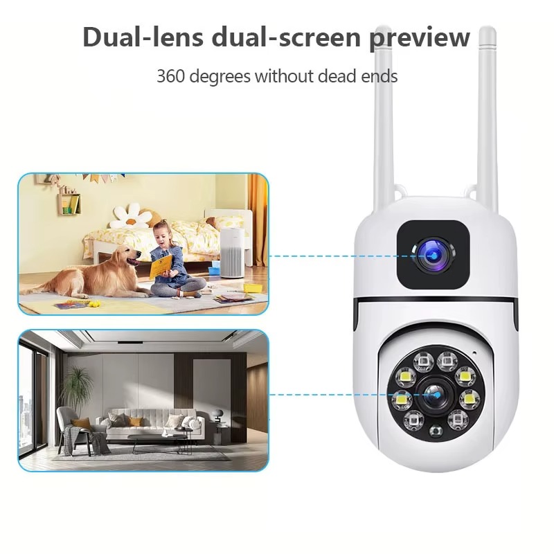 WiFi, PTZ Kamera za video nadzor, + bullet, 1MP+1MP — foto 5