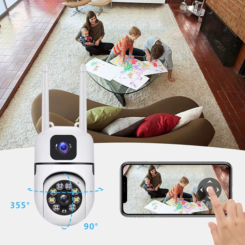WiFi, PTZ Kamera za video nadzor, + bullet, 1MP+1MP — foto 6
