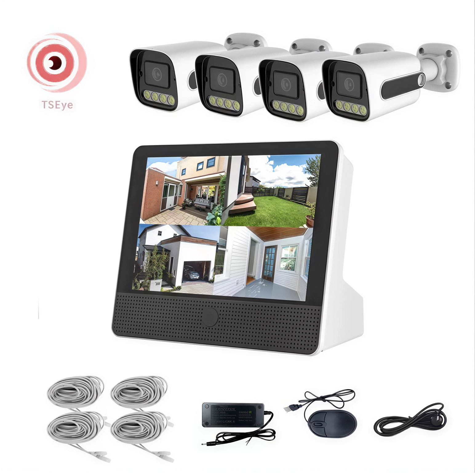 POE komplet — 4 IP kamere 5MP + NVR 8 kanala