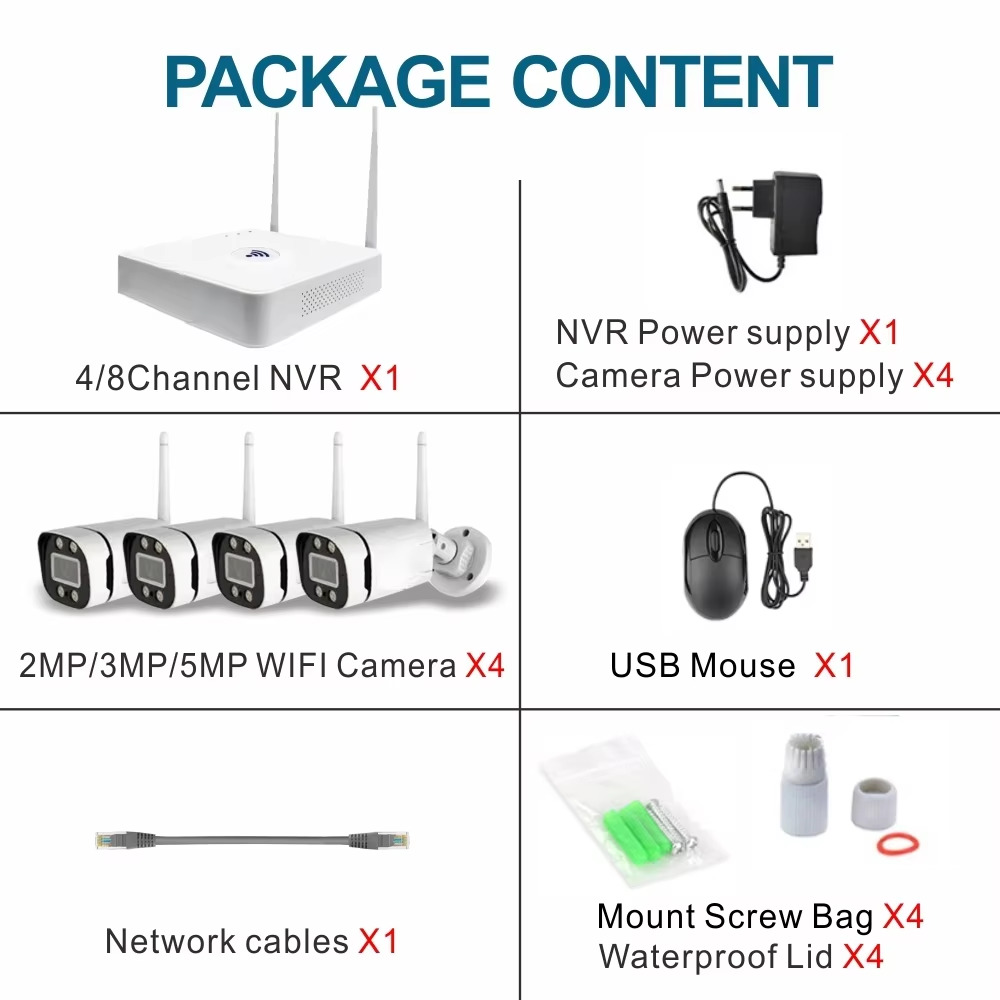 Set za video nadzor sa 4 WiFi kamere — foto 10